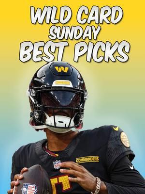 NFL Wild Card Weekend Picks - best plays for the Sunday games (DEN / BUF) (GB / PHI) (TB / WAS) #nfl #wildcardweekend #nflpicks 