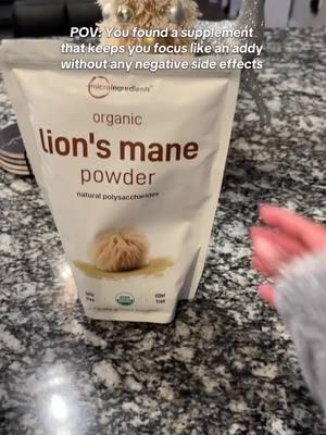 1 Week in and I can definitely say Lions Mane has replaced my addy and coffee addiction 🫣 #lionsmane #mushrooms #lionsmanepowder #lionsmanemushroom #naturaladdy 