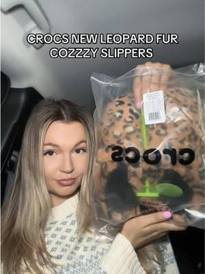 20% off!🐆 #newcrocs #crocscozzyslippers #leopardcrocs #crocsslippers @Crocs 