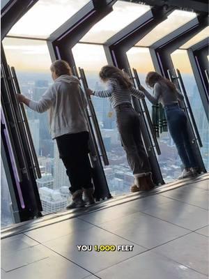 Winter things to do in Chicago: 360 CHICAGO Observation Deck on the 94th floor of the former John Hancock Center  Video by @laladoghmi #360chicago #cloudbarchicago #chicago #thingstodoinchicago #tiltchicago #fyp 