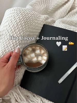 An intentional, 2025 MUST Do! ☕️🤍 #journaling #writting #winddownwithme #hotcocoa #stressfreeliving 