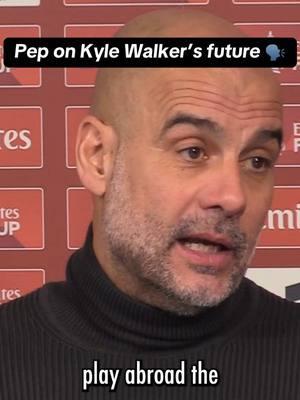 Pep Guardiola confirms Kyle Walker wants to leave and play abroad. #pepguardiola #kylewalker #mancity #PremierLeague #footballtiktok 