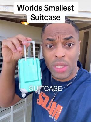 The worlds smallest suitcase! 👀😂 #fyp #foryoupage #leethe4th  Youtube: LeeThe4th