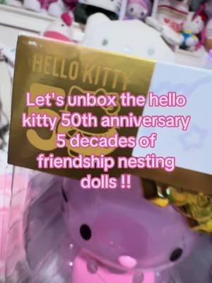 So cute !! We love it 😍 #hellokitty50th #annyversary #hellokitty5decades #collections #fyp #hellokittyandfriend #hellokittylover #hellokittynesting @hellokitty 