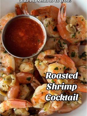 🍤This is such a delicious take on your classic shrimp cocktail. Have you guys ever had it this way before?? . You can bake them the day before and serve them chilled or hot. Either way, the cocktail sauce is👌🏼! . 🛒Ingredients: ▢ 2 lbs uncooked shrimp, peeled, deveined & tails on ▢ 2-3 large garlic cloves, sliced thinly ▢ 1 tablespoon fresh parsley, minced ▢ 3 tablespoons olive oil ▢ ½ teaspoon red pepper flakes ▢ ½ teaspoon kosher salt ▢ ½ teaspoon freshly ground black pepper . 🛒Cocktail Sauce: ▢ ½ cup ketchup ▢ 2-3 tablespoons prepared horseradish ▢ 1 tablespoon freshly squeezed lemon juice ▢ ¾ teaspoon Worcestershire sauce ▢ ¼-½ teaspoon hot sauce or chili crisp  . ✨Instructions: 1. Preheat your oven to 400°F. 2. Prepare the shrimp by peeling and deveining them. I highly recommend leaving the tails on for easy handling and a nice presentation. 3. Arrange the cleaned shrimp on a baking sheet, drizzle with olive oil, and add garlic, red pepper flakes, parsley, salt and pepper. 4. Spread them out in a single layer and roast for 7–9 minutes, until they turn pink, firm, and perfectly cooked. 5. Let the shrimp cool while you whip up the sauce by mixing ketchup, horseradish, lemon juice, 6. Worcestershire sauce, and hot sauce or chili crisp. Chill until ready to use. 7. Serve the shrimp alongside the cocktail sauce and enjoy! . @inagarten #inagartenrecipes #entertainingathome 