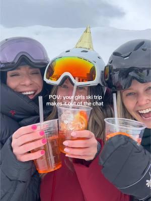 aperol spritz & après with the gals in Montana is always the play #bigskycountry #bigskymontana #skitoktok #apresski #lastbestplace #montanaliving #skiing #skitok #girlsskitrip #girlswhoshred 