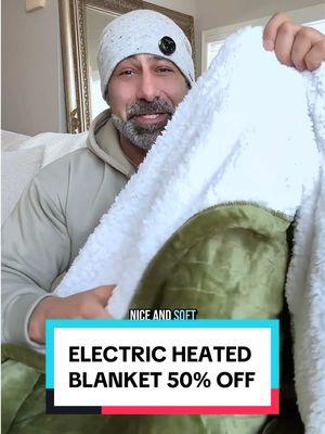 Stay Warm all winter on a budget with this Electric Heated Blanket for only $29.99! Fleece and Sherpa! Cozy and Comfortable! . . #blanket #blankets #heatedblanket #electricblanket #winterblanket #fleeceblanket #sherpablanket #sherpa #fleece #winteressentials #warmblanket #treasurefinds #ad #TikTokShopHolidayHaul #GiftGuide #spotlightfinds #TTSDelightNow #giftideasforhim  #giftideasforher #TTSLevelUp #TikTokShopLastChance #TikTokShopNewYearNewAura #TikTokShopCreatorPicks