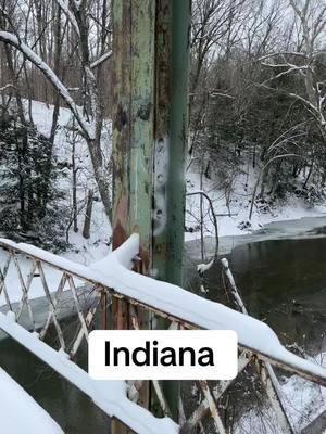 One thing about me and my brother.. we gunna find a back road ✌🏼 @dustinwood4081 #indiana #ironbridge #winter #backroads #snow #brother #roadfarming #fyp 