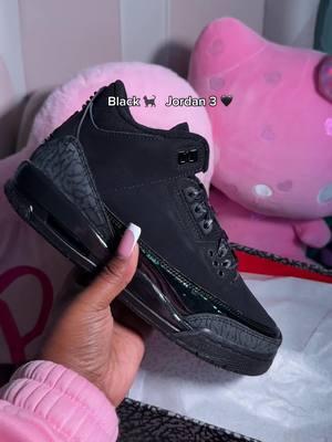 Wasn’t up for debate 🖤✔️🐈‍⬛ .. these are tea 🤭 .. #blackcat3 #jordan3 #jordan #newshoes #unboxing #allblack #inmyjs #justagirl #shoes #shoelover #fyp 