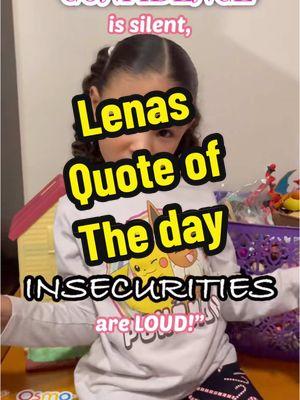 #onthisday Gotta reshare this gem #lenaavery #quoteoftheday #solistenup #confidence #insecurity #fyp #share