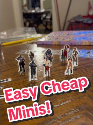 If you need a lot of miniatures for free or extremely cheap I hope this finds you. Everything here can be sourced in the average business supply cabinet or your local library. Tag me if you use this! Thanks! #ttrpg #miniaturepainting #dndminiatures #dndminis #boardgames #dnd5e #dnd #dungeonsanddragons #nerd 