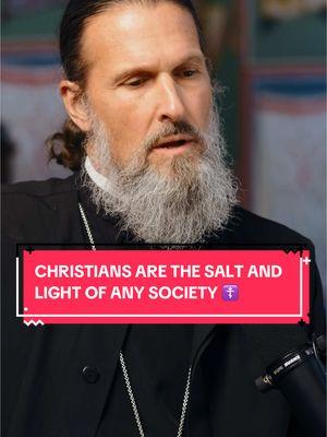 Christians are the salt and light of any society ☦️☝️ #orthodox #orthodoxchristian #orthodoxchristianity #orthodoxlife #orthodoxy #russianorthodox #greekorthodox #antioch #antiochian #antiochianorthodox #easternorthodox #christianity #christian #christianlife #christianfaith #christiansoftiktok #christiantiktoker #christianitytiktok #evangelical #JesusChrist #pentecostal #protestant #pentecostaltiktok #catholic #catholictiktok #catholicsoftiktok #catholiclife 