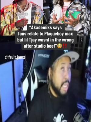 Dj Akademiks sends a message to fans after lil Tjay blatantly disrespected Plaqueboymax in his own air bnb. Plaqueboy repeatedly asked tjay not to smoke in his air bnb, to which lil tjay ignored him, which lead to him being kicked out of the air bnb. Akademiks says rapper don’t realize that streamers are bigger than rappers in 2025, your presence is no longer needed. Akademiks says rappers look down on streamers when in reality, streamers make more money, have better cars, and have better lifestyles. #plaqueboymax #plaqueboymaxclips #pinkdreads #liltjay #liltjayedits #fivioforeign #akademiks #fyp 