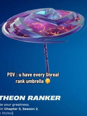 Every Unreal Umbrellas ☔️ 👀🔥USE CODE BLICKY #fyp #fortnite #bestfortnitecombos #bestcombos #unreal #unrealrank #unrealranked 