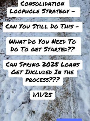 The double consolidation loophole strategy #studentloans #studentloandebt #studentloanforgiveness #studentloan #usdeptofeducation #doubleconsolidation #parentplus #parentplusloan #parentplusloans #parentplusloanforgiveness 