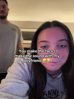 This was so funny 😭 #boyfriend #makethefacechallenge #boyfriendchallenge #girlfriend #comedy #couple #couplestiktok #relatable #sounds #laugh #funny #viral #fyp 