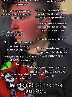 To all my European followers…this is America…this is the “land of the free”…we are suffering. #cosplayer #ooc #outofcosplay #MentalHealth #vent #america #thisisamerica #tiktokban #UK #europe #canada #unitedkingdom #Scotland 