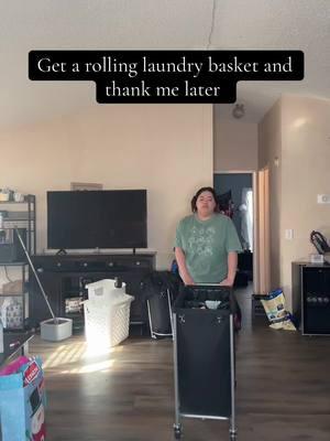 Lmao my house is a never ending wreck just like laundry. This is my favorite item from TikTok for sure haha #tiktokshopfinds #rollinglaundrybasket 