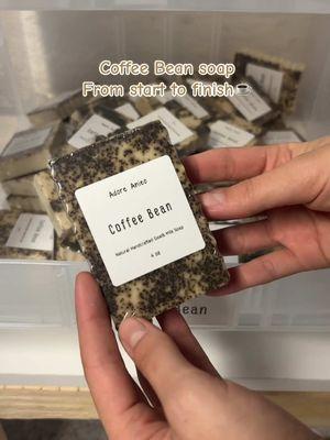 Coffee Bean soap is available now and full restock next Sunday January 19th at 3pm est!! #soapmaking #soapcutting #satisfyingasmr #asmrsounds #relaxingvideos #calmingsounds #coffeelover 