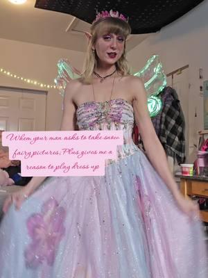 I really need to go to a ball event or something ✨️💜🩷 thanks @lewiswilliams380 for asking do this photo shoot and making me feel like a princess 👸🏼   Photos to come! #adultdressup #princess #ball #mustgo #photoshoot #canihearalittlecomotionforthedress #fairyprincess #ifykyk #feltpretty #snow #snowday 