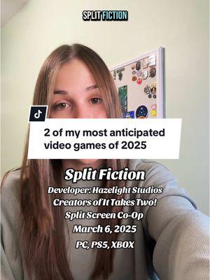 Two of my most anticipated video games of 2025, #SplitFiction and #clairobscurexpedition33 !#mostanticipated #videogames 