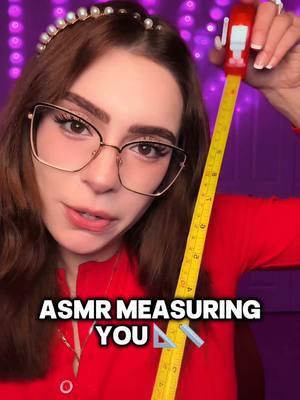 ASMR MEASURING YOU 📏📐 #fyp #fypシ #ASMR #fastasmr #asmrsounds #asmrvideo #asmr_tingles #asmrroleplay #sleepasmr #relax #sleep #asmrtiktoks #asmrtriggers 