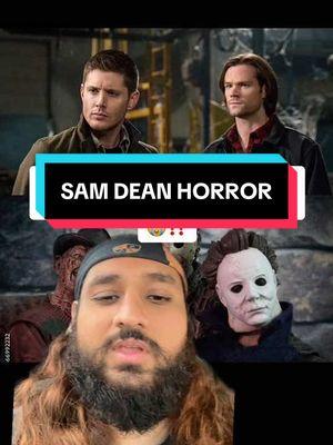 The winchesters versus horror movies #samwinchester #jasonvoorheesunstoppable #freddykrueger #deanwinchester #supernaturalfan #jensenackles #spn #ogbrownnerd #greenscreen