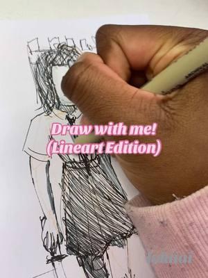 Draw with me! Here’s me doing lineart of this drawing using these Sakura Pigma Micron Pens. I like using these liners a lot. #fyp #foryou #sketchbook #sketchbookart #artistsoftiktok #artistatiktok #artistoftiktok #drawing #artsupplies #pen #pens #penart #pendrawing #lineart #linework #liner #sakura #micron #micronpen #traditionalart #sketch #sketches #sketching #sketchart #sketchartist #pensketch #drawwithme #artprocess #artpractice #drawingprocess #drawingpractice #characterdesign #characterart #originalcharacter #originalcharacters #originalcharacterart #TikTokShop #lokiiai 