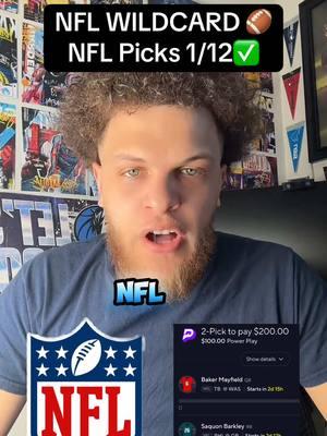 NFL Wildcard Playoffs Picks 1/12🏈💰 NFL Picks 1/12 NFL Free Picks 1/12   #NFL #nflpicks #nfllocks #nflbets #nflbetting #nflprizepicks #prizepicks #football #nfltoday #prizepickstoday #NFLPlayoffs #wildcardnfl  