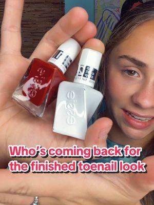 I think this is my favorite brand of nail polish! Do you have a favorite brand? @essie #essienailpolish 💅💅💅💅💅💅💅💅💅💅💅💅 - ##tiktokshopnewyearnewaura##fyp##nailtok##nailpolish##toenails🦶 