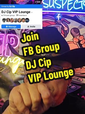 DJ Cip Usual Suspects Familia! Get all the latest updates. Request to join my FB Group, Search Groups "DJ Cip VIP Lounge". #networking #facebookgroup #fb #tejano #tejanomusic #puropincheparty  #tiktokban #tiktokbanned #community #familia #family #update 