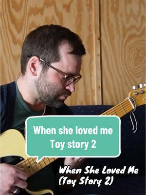 Tab in bio. When she loved me from Toy Story 2. Played as a solo guitar arrangement on my telecaster 🙂. A fantastic testament to Randy Newman incredible songwriting! #toystory #disney #disneysongs #whenshelovedme #instrumentalconer #disneycover #guitarcover #telecaster 