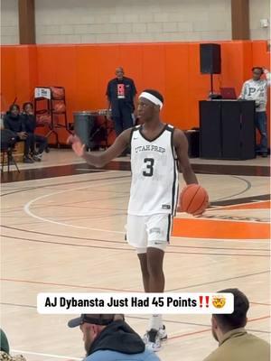 AJ Dybansta dropped the smoothest 45 I’ve ever seen😳 #ajdybansta #hsbasketball #numberone #collegebasketball #utahprep #aj #NBA #nbabasketball #hoops #ballislife #dunk #poster #athlete #dunker #byubasketball #basketball