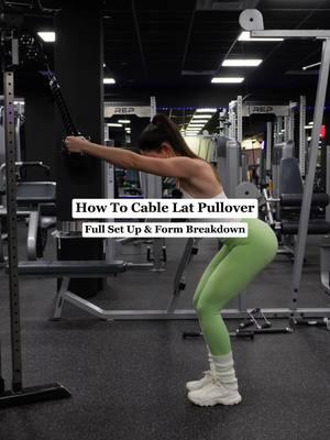 Your ultimate guide to cable lat pullovers✅ #formtips #gymhacks #workoutips 