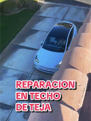 Reparaciomes en techo de teja #ruferos #mik3_el_rufer0 #moriscoroofing #roofrepairs #morisco #familiamorisco #california #riverside #coachella #construccion #paratii #fyp #español 