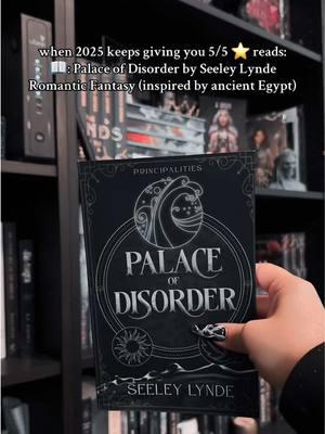 Thank you SO much @SeeleyLynde and @The Nerd Fam for the cutest book mail ever! I read this in one sitting and it was SO FLIPPING GOOD! And absolute 5/5 stars ✨  Palace of Disorder by Seeley Lynde ❤️‍🔥 Genre: Romantic Fantasy (inspired by ancient Egypt) Tropes: - unique magic system  - strong fmc - multiple pov - amazing fantasy world Blurb: This is not how I die. A truth every aqueduct technician knows. Not here, not like this. When I go out, the light will come with me … No one will mourn me. They won't even know I'm gone … Unless I'm Selected. Then I'll have a purpose. My life will have meaning.   Aqueduct technician Sage Woods is summoned in the middle of the night to assist with repairs to the foundations of the Palace of Justice. An attack by the rejected rebels beyond the city walls has temporarily crippled the city of Skau. The Principalities, which serve to enact the edicts of the goddess Ma'at, rush to undo the damage and interrupt future attacks.   Ejected from the city walls, Sage’s efforts to save the palace from destruction may lead to her own. As the day of her Selection approaches, could the appearance of an alluring, dark stranger be the key to her survival? Or must she lay low to avoid political machinations that risk her expulsion.    As chaos mounts around her, Sage fights for her place in the Principalities.   Which palace will she serve? #BookTok #palaceofdisorder #seeleylynde #romanticfantasy #fantasybooks #thenerdfam #bookrecommendations 