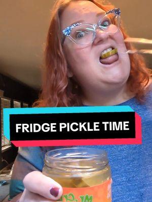 it's been a while since we had fridge pickle Time #pickles #spicypickles #dillpickles #pickledcorn #pickleclub #pickleofthemonth 