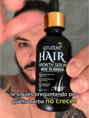 Este #serum para el crecimiento de tu #barba está revolucionando con su fórmula de minoxidil al 5% + biotin #serum #barba #serums #haircare #menhairgrowth #menhair #beardgrowth #beard #minoxidil #beardmen #viralvideo #mensgrooming #trendy #viraltiktok #beardtok #beardlook #beardstyle 