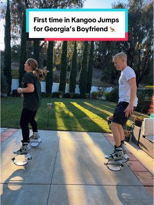 Davyn’s first time in Kangoo Jumps! #kangoojumps #funny #bounce #kangaroo #jump @Georgia Overbeck #run #bouncy #bouncyboots #beckyoverbeck #beckyoverbeckfitness Use code “Becky” to save at KangooClubFitUsa.com 