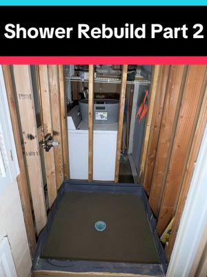 Shower Rebuild part 2 #fyp #downesconstruction #DIY #construction #constructiontok #shower #rebuild #trending #viral #howto #stepbystep #bluecollar #fypシ #foryoupage #creatorsearchinsights 