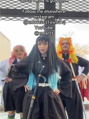 I’m Emarzs pretty much everywhere - ft the Hashiras doing a jig  Mitsuri - @Mickey/Duckie!  rengoku - @Captain!  #anime #animecosplay #demonslayer #demonslayercosplay #muichiro #muichirouedit #muichirocosplay #rengoku #rengokucosplay #mitsurikanroji #muichiroutokitou #nezuko #tanjiro #mitsuricosplay 