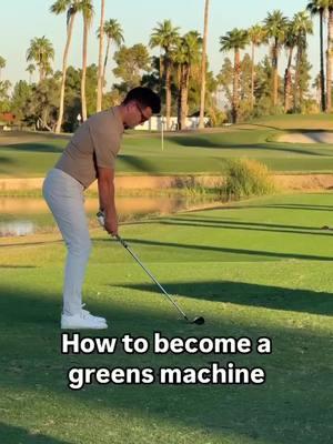 Want to be a greens machine? ⛳️ Pro Golf Coach @keithbennettgolf recommends sticking to one shot shape with approach shots to help ensure you get more greens in regulation (the fastest way, statistically, to lower your score). #PXG #PXGTroops #GolfTok #SwingTips #GreensMachine