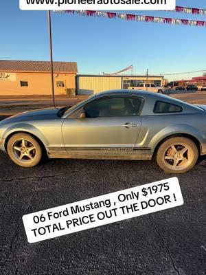 06 Ford Mustang just $1975 TOTAL PRICE ! #ford #fordmustang #mustang #tradeinspecial #tradein #tradeins #tradeinspecials 