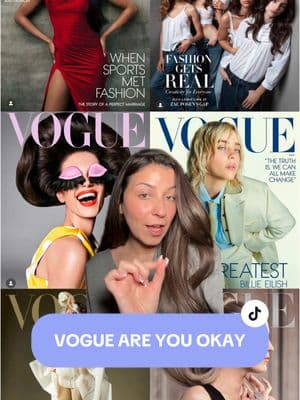 America Vogue…we need to have a talk💔  #vogue #voguemagazine #magazinecover #fashionreview 