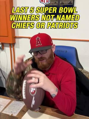 Do you remember the last 5 Super Bowl winners NOT named the Chiefs or Patriots? #trophysmack #trivia #nfltrivia #chiefs #patriots #footballtrivia