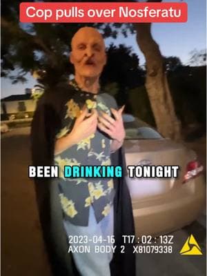 Anubis gets pulled over #cringe #police #bodycam #creepy #arrest #goblin #dui #copsoftiktok #foryou @Kevin Sanji 