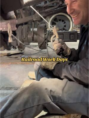 Every second Saturday we have work days at the Midwest Central Railroad Shop #trains #railroad #railroadshop #midwestcentralrailroad #shopwork #steamlocomotives #trades #foamer #femalefoamer #traintok 