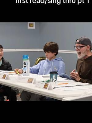 We've truly got the golden ticket with this cast!! Here is our very first sneak peek from our first read/sing thru of "Charlie & the Chocolate Factory", featuring Steve McCoy as Grandpa Joe, Jennifer Newman as Mrs. Bucket, and Cameron Lewis, one of our two incredible Charlie Bucket actors!! 🍫🍭🥜🍬 Don't miss this iconic show that is perfect fun for the whole family to enjoy, on stage Jan. 30-Feb. 23 #charlieandthechocolatefactory #fayettevillenc #charlieandthechocolatefactorymusical #wonka #goldenticket #musicaltheatre 