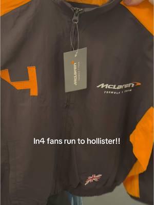 would’ve got it if they had an oscar one 😝 new McLaren jacket!! #mclaren #hollister #landonorris #jacket #f1merch #f1 #formula1 #ln4 