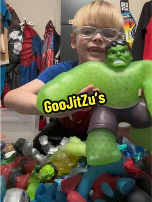 I don’t even know how many of these things he has anyone. It’s gotten out of hand. It took him 7minutes to show them all so I had to speed it up 🤣 #goojitzu #toys  #teamtanner #tannerbaby #cysticfibrosis #raisingawareness 